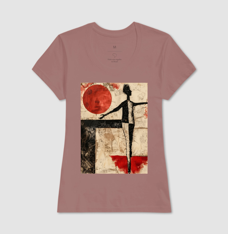 Camiseta Kurt Schwitters Geométrica Sol Vermelho - Imagem 17