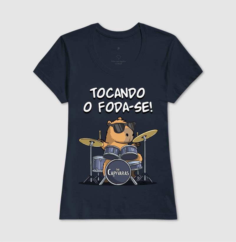 Camiseta Capivara Tocando o Foda-se - Imagem 7