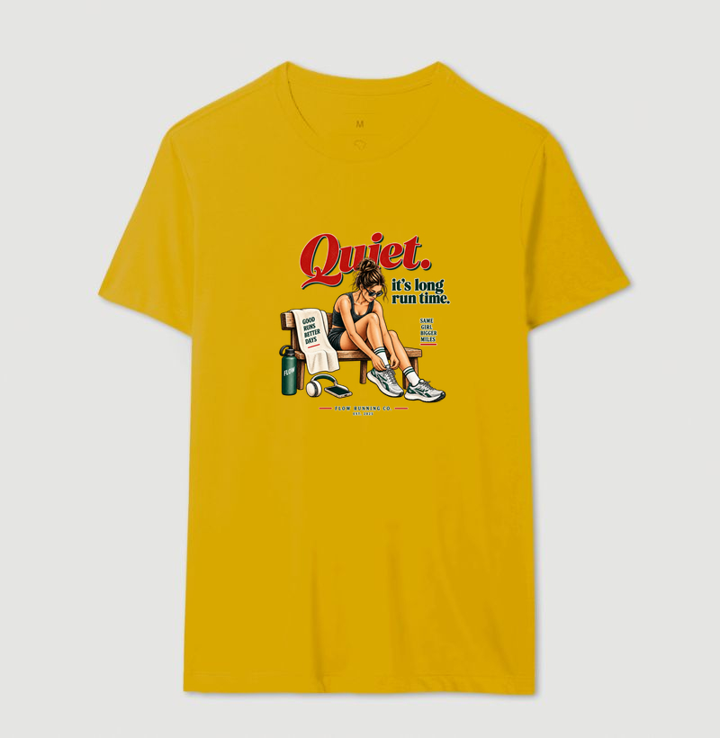 Camiseta Corrida - Quiet, It's Long Run Time - Imagem 14