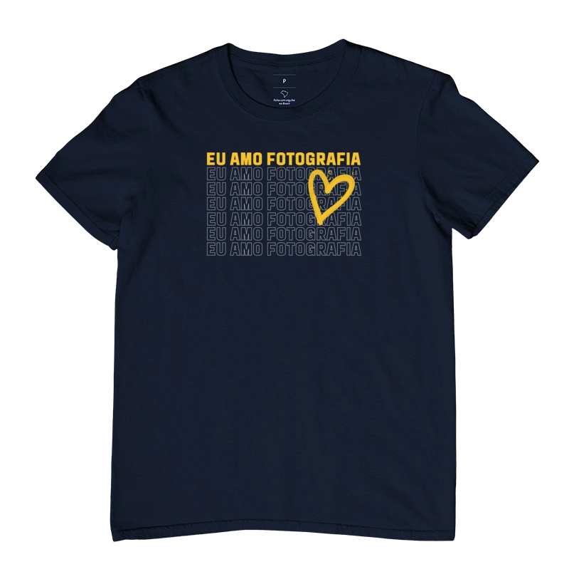 Camiseta eu amo fotografia - Imagem 6