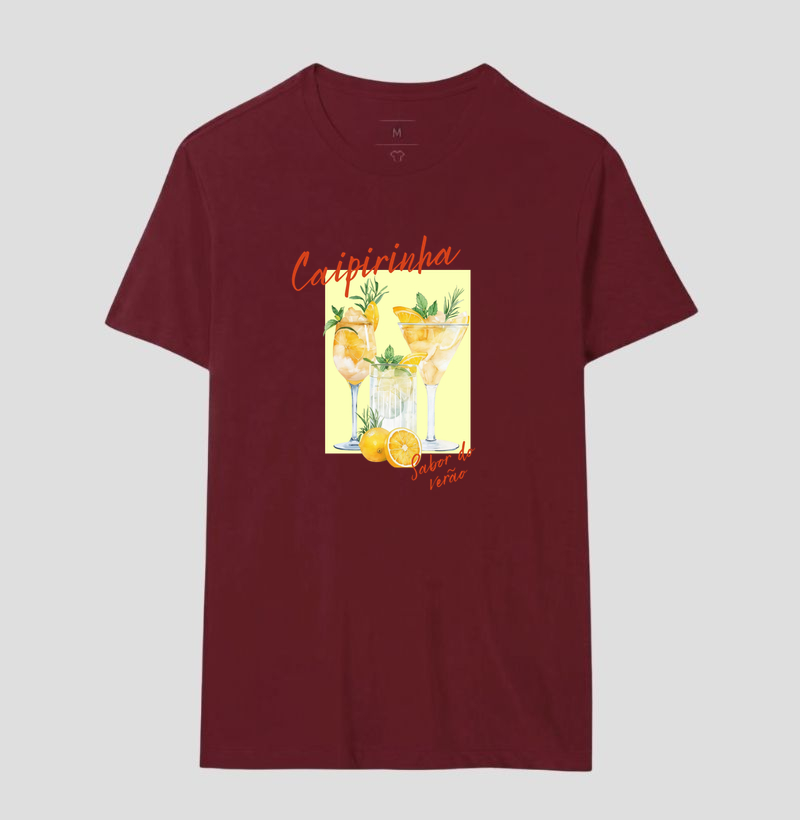 Camiseta Algodão Premium Caipirinha – Sabor do Verão - Imagem 16