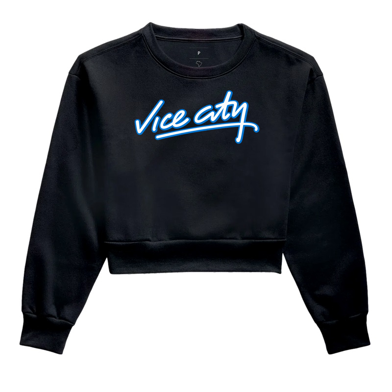 Cropped Moletom Vice City - Logo - Imagem 2