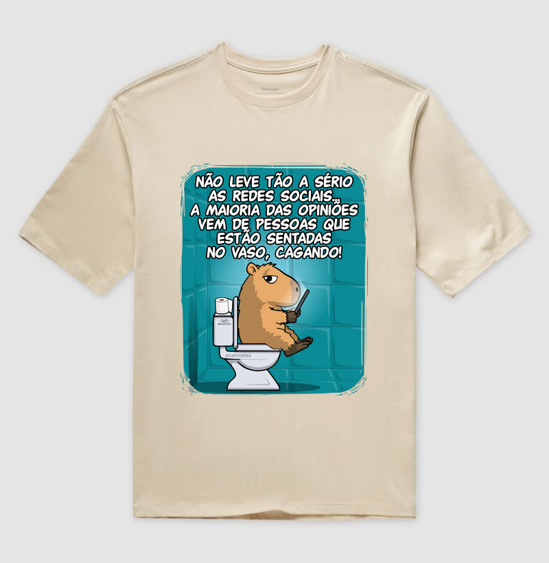 Camiseta Capivara Banheiro - Imagem 3