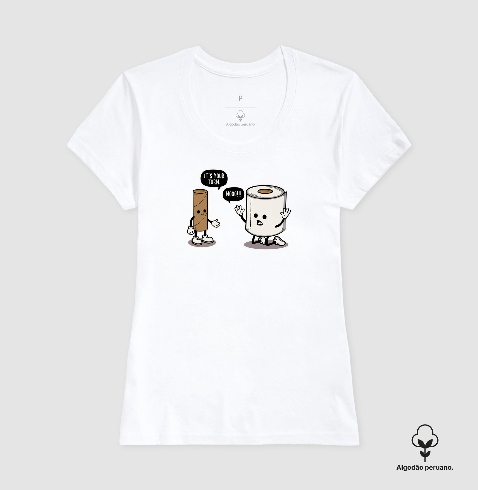 Camiseta It's Your Turn Algodão Peruano - Imagem 3