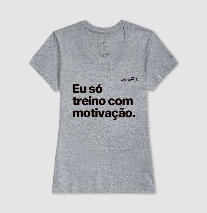 CAMISETA ACADEMIA EU SÓ TREINO COM MOTIVAÇÃO - Imagem 9