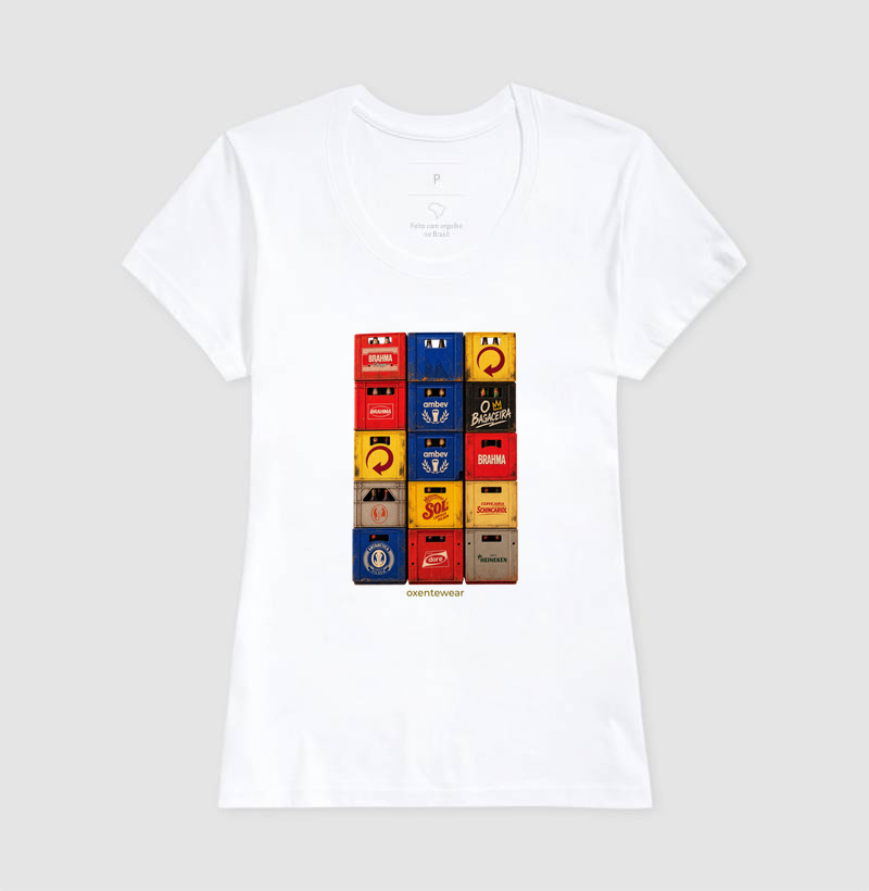 Camiseta Caixas de Cerveja ( O bagaceira )  OxenteWear - Imagem 5