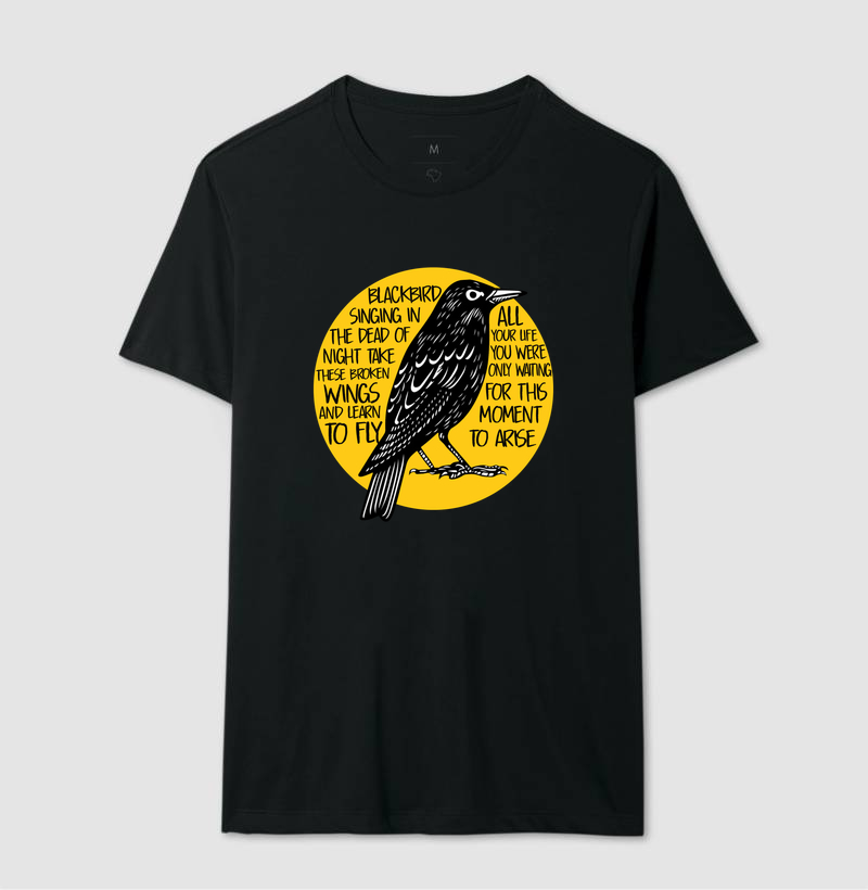 Camiseta Blackbird Lyrics - Imagem 4