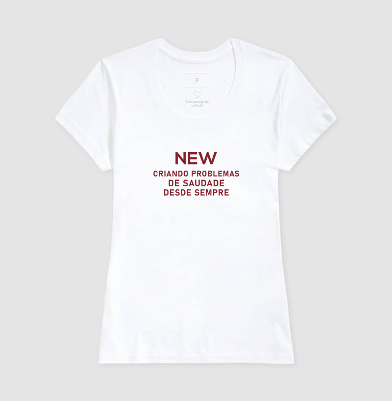 Camiseta NEW · Problemas de Saudade - Imagem 5