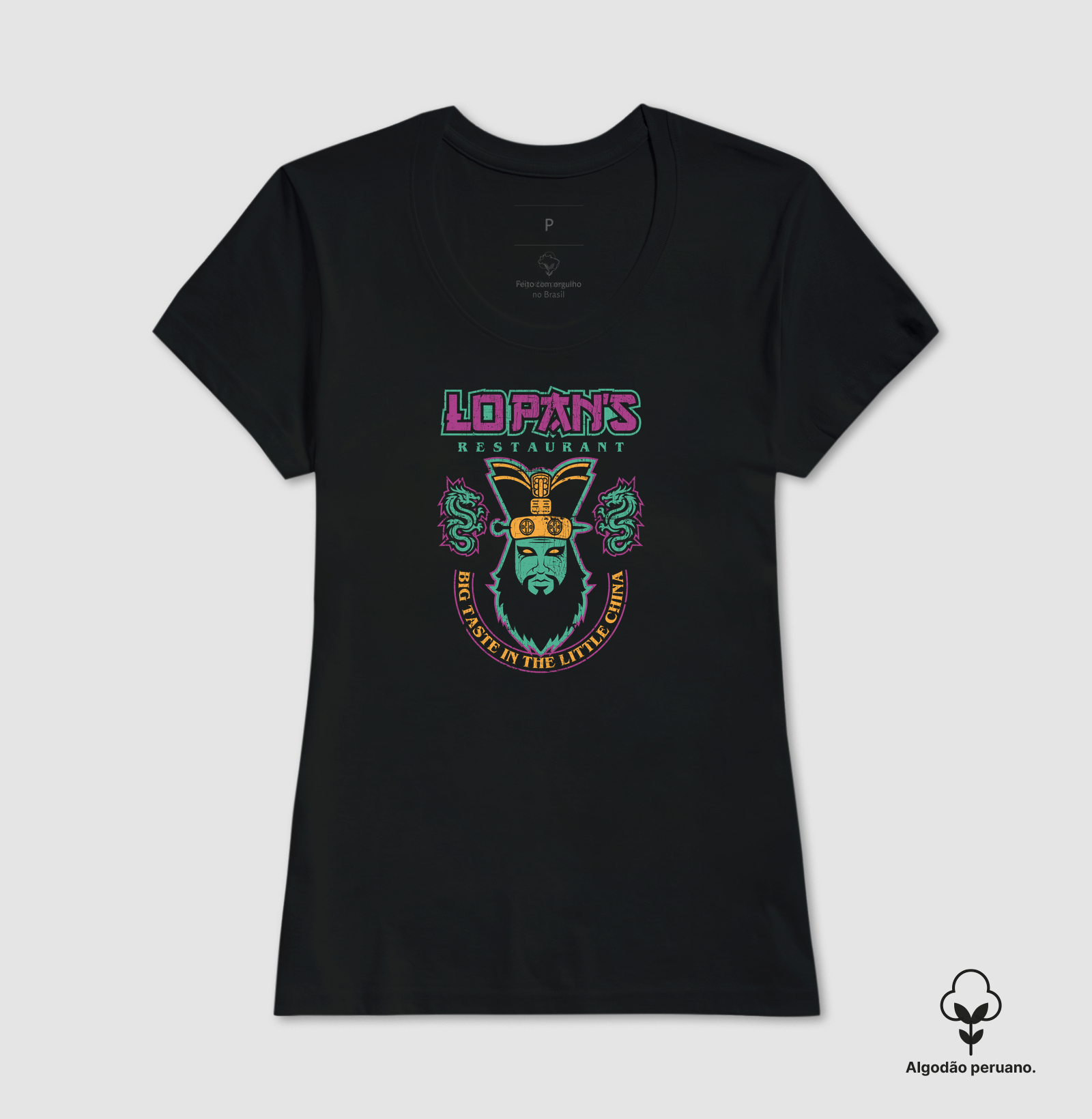 Camiseta Algodão Peruano Restaurante Lo Pan - Imagem 3