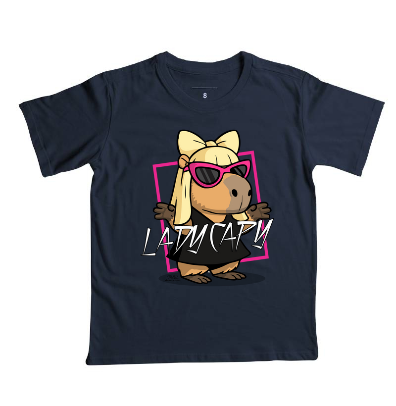 Camiseta Capivara Lady Capy - Imagem 2
