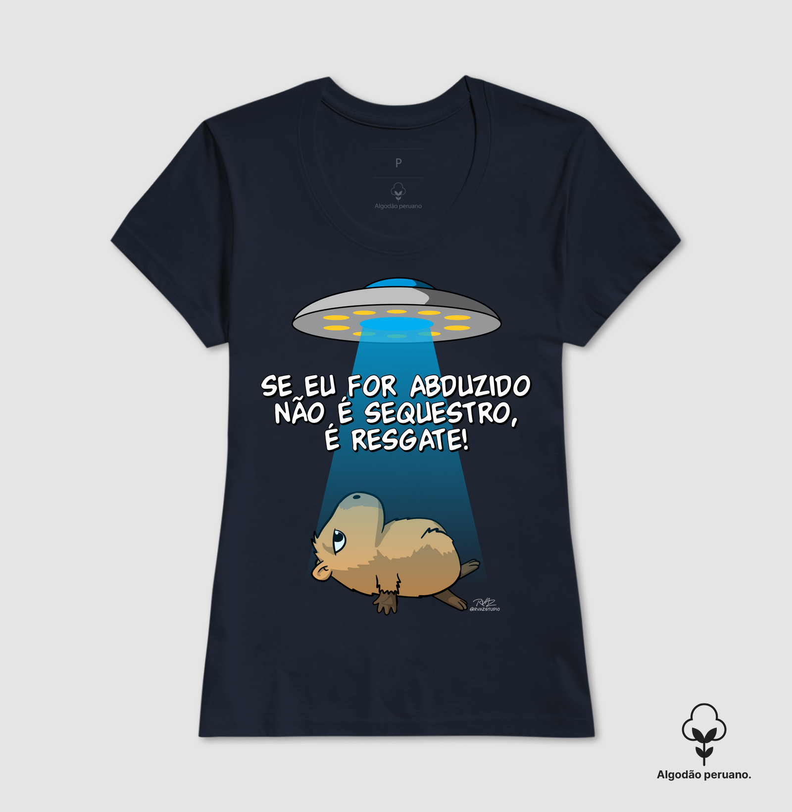 Camiseta Capivara Abduzido - Imagem 7