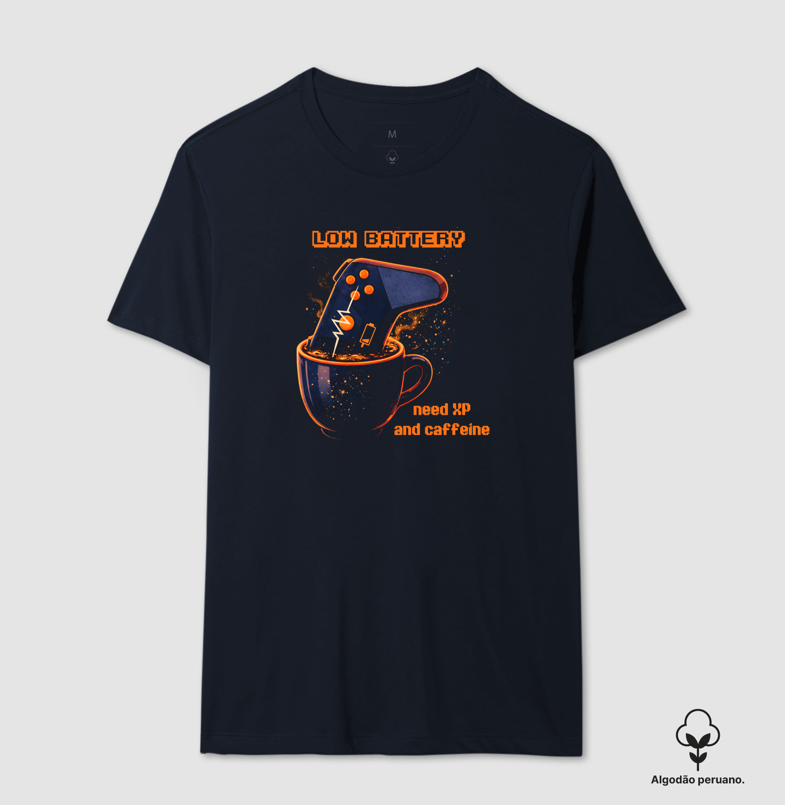 Camiseta - "Low Battery" - Imagem 3