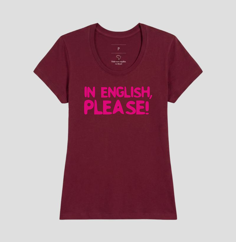 Camiseta | In English Pink - Imagem 13