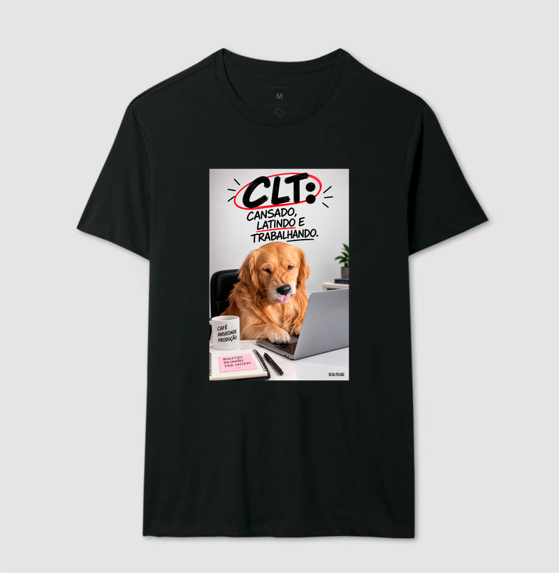 🐶💻 CLT — Cansado, Latindo e Trabalhando! | Golden Retriever Edition ☕🐾 - Imagem 2