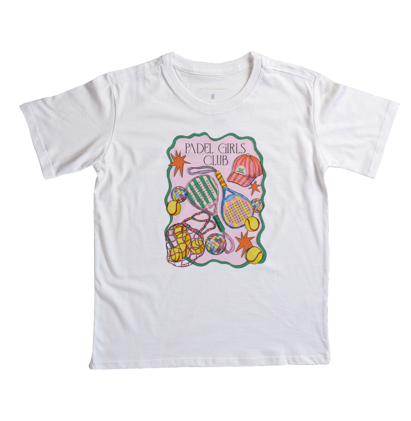 Camiseta Feminina Padel Girls Club Retrô - Imagem 3