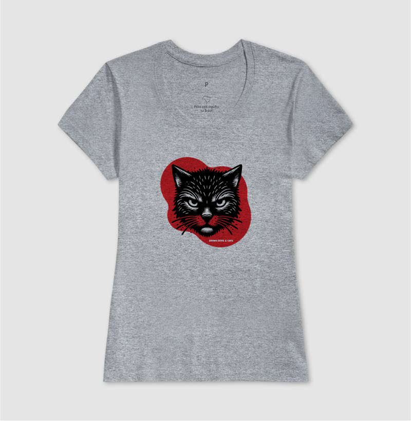 Gato preto e fundo vermelho - Imagem 10