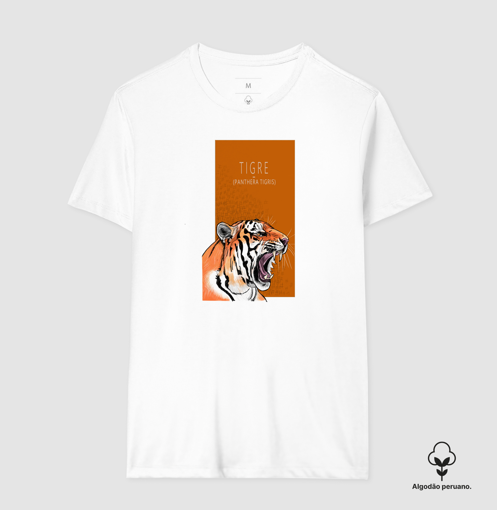 Camiseta Algodão Peruano Tigre - Imagem 5