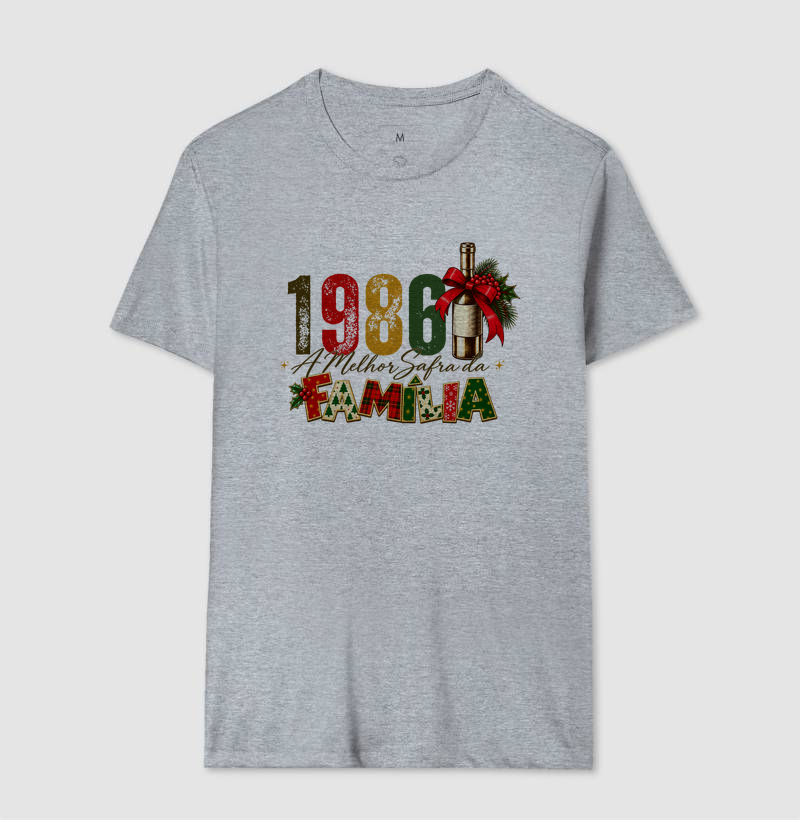 Camiseta Algodão Peruano A Melhor Safra da Família 1986 - Imagem 4