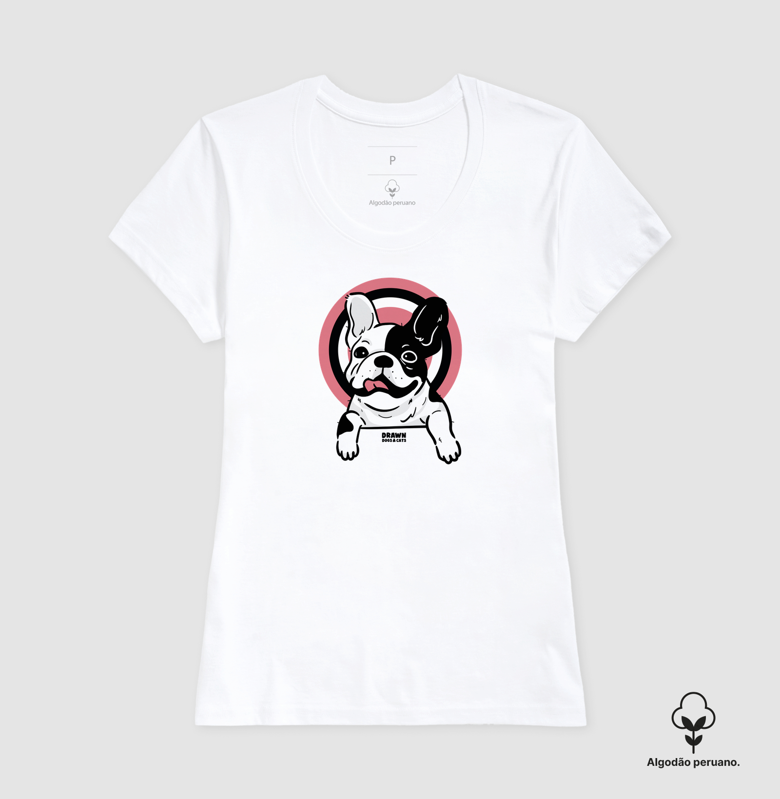 Bulldog francês fundo rosa - Imagem 3