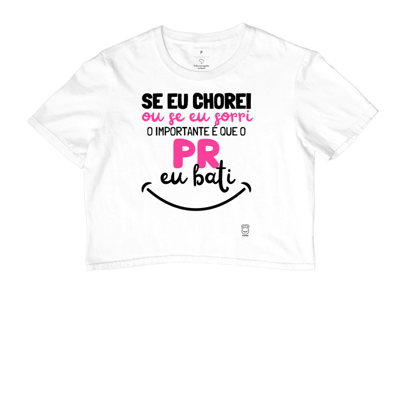 O importante é que o PR eu bati 