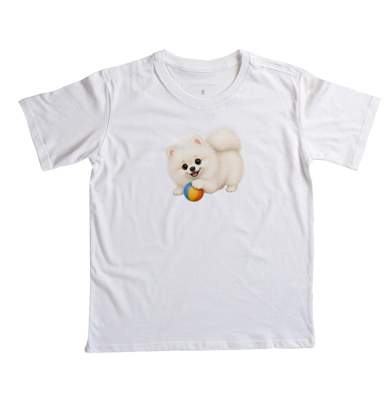 Pomerânia (Spitz Alemão) Branco - Desenho Animado - Imagem 3