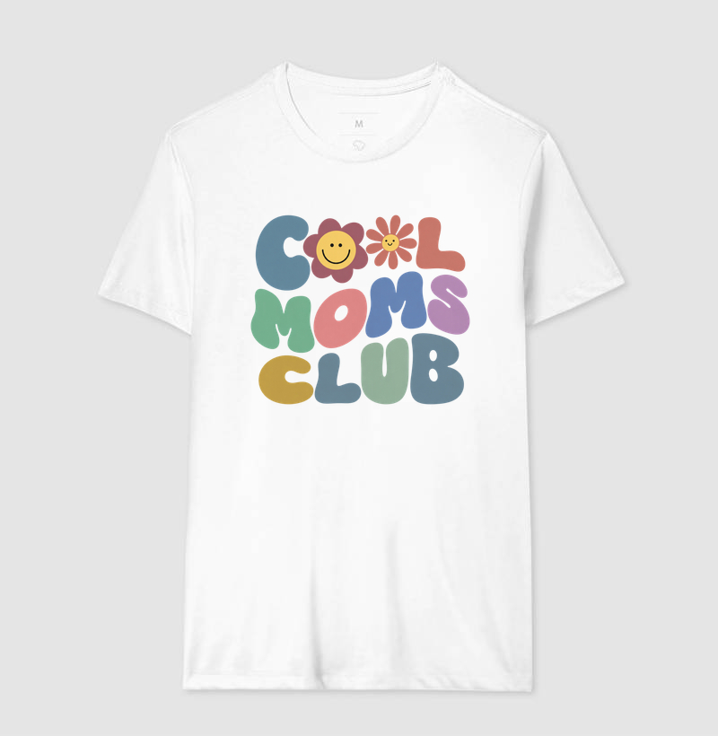 Camiseta Cool Moms Club (estampa G) - Imagem 4