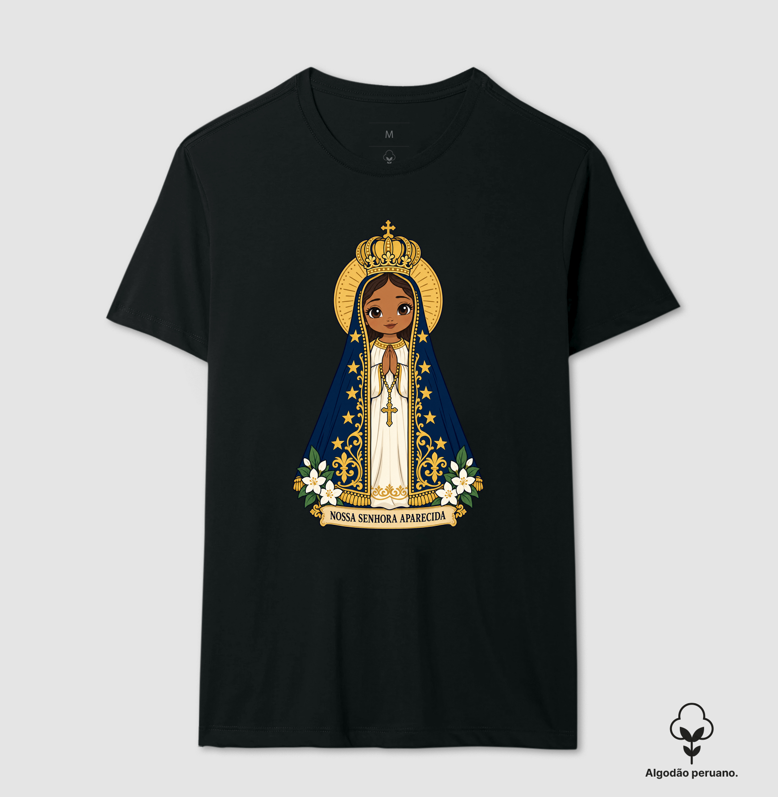 Nossa Senhora Aparecida estilo chibi - Imagem 5