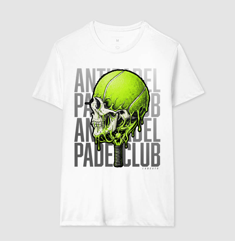 Camiseta Anti-Padel Caveira Prata - Imagem 4