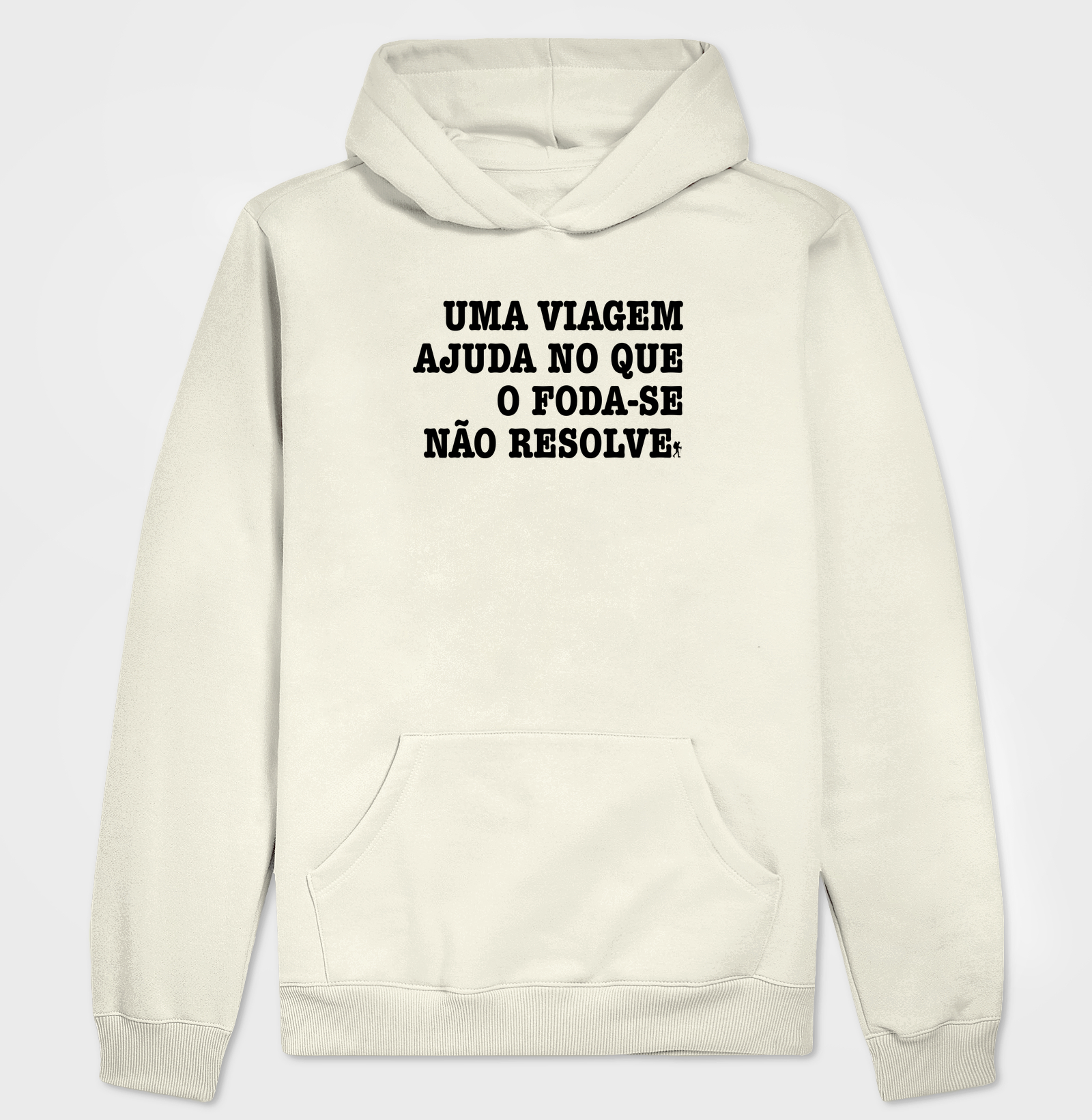 Camiseta Uma Viagem Ajuda no que o Foda-se Nao Resolve | Humor Viagem Bold | Colecao Viciados em Viagem - Imagem 3