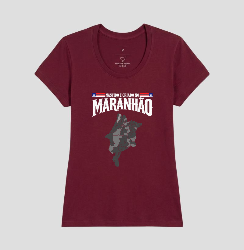 Camiseta Nascido e Criado no Maranhão (premium) - Imagem 15