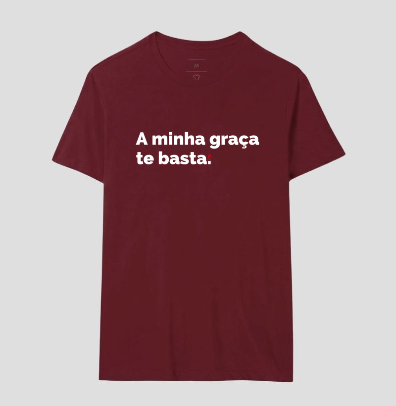 Camiseta Cristã A Minha Graça Te Basta - Imagem 18