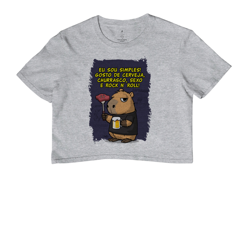Capivara Rock Simples - Imagem 6