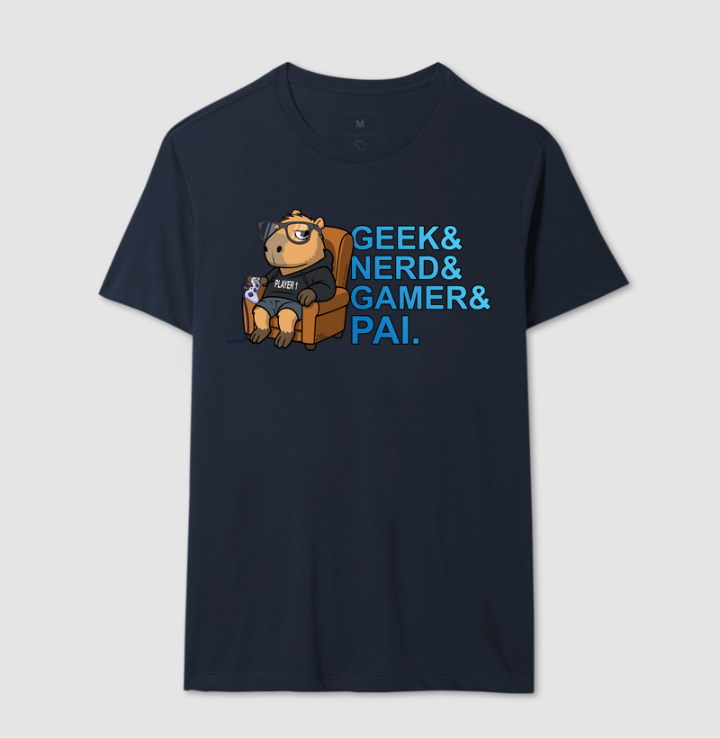 Camiseta Capivara Pai Gamer - Imagem 4