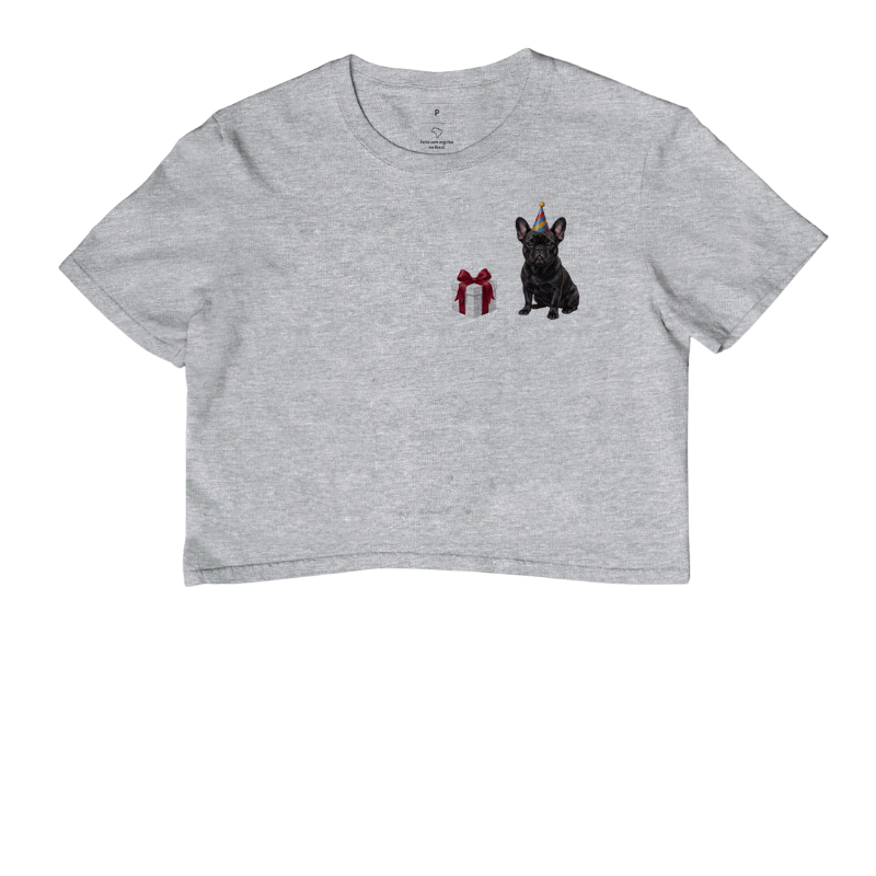 Bulldog (Buldogue) Francês Preto - Aniversário - Imagem 6