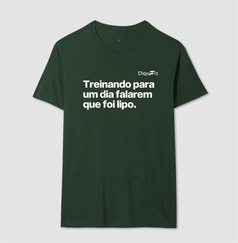 CAMISETA ACADEMIA TREINANDO PARA DIZEREM QUE FOI LIPO - Imagem 12