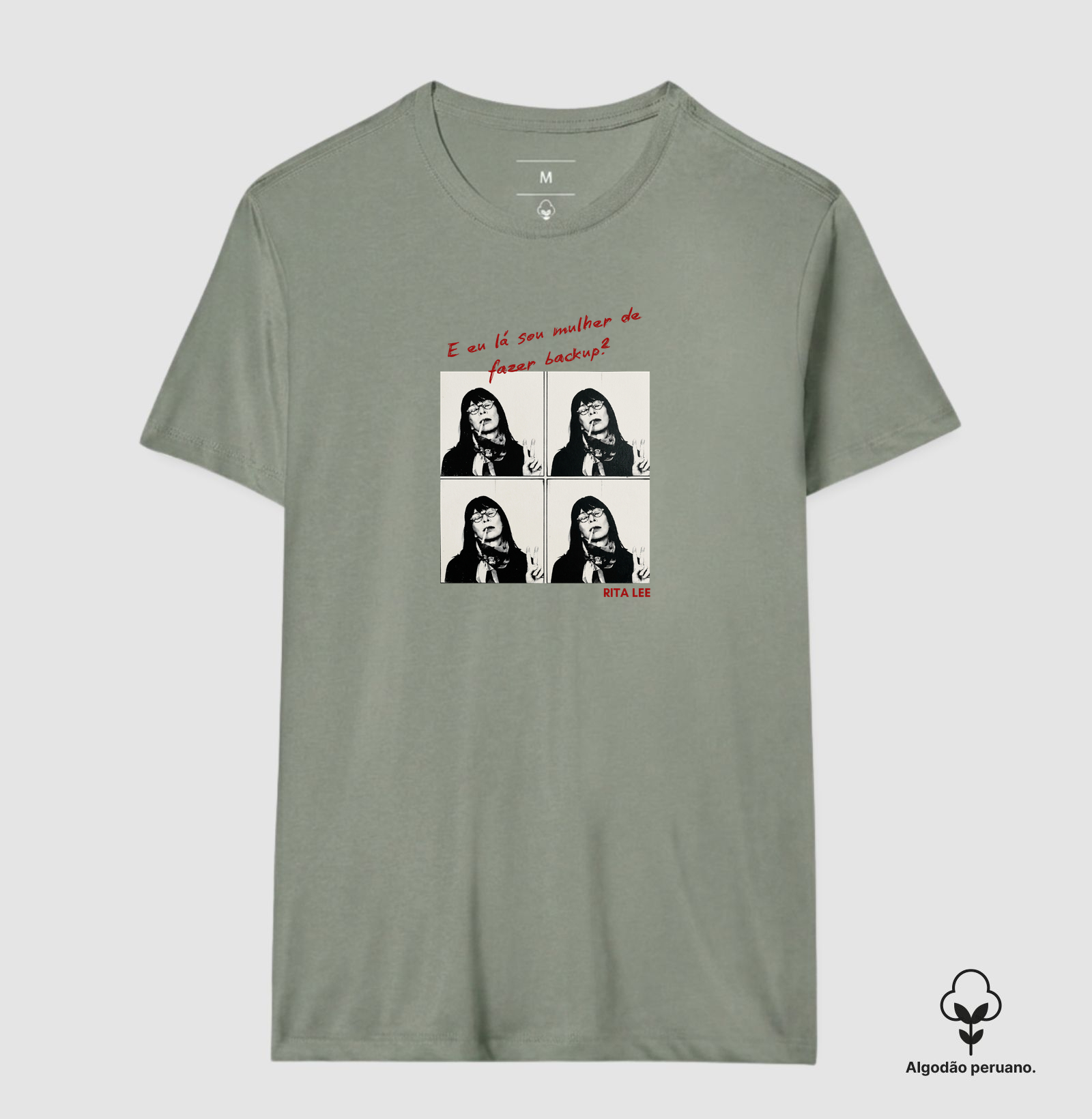 Camiseta Feminina Eu Lá Sou Mulher de Fazer Backup Frase Engraçada Pop Art Estampa Unissex - Imagem 8