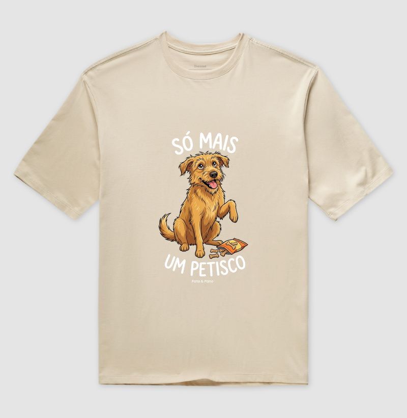 CAMISETA OVERSIZED VIRA-LATA FIAPO DE MANGA PETISCO - Imagem 3