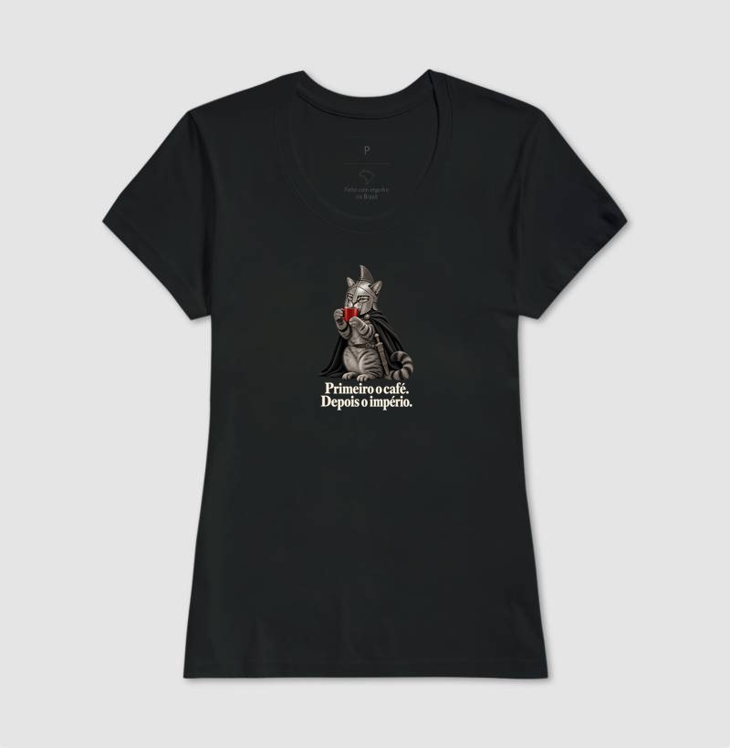 Camiseta Primeiro o Café - Imagem 7