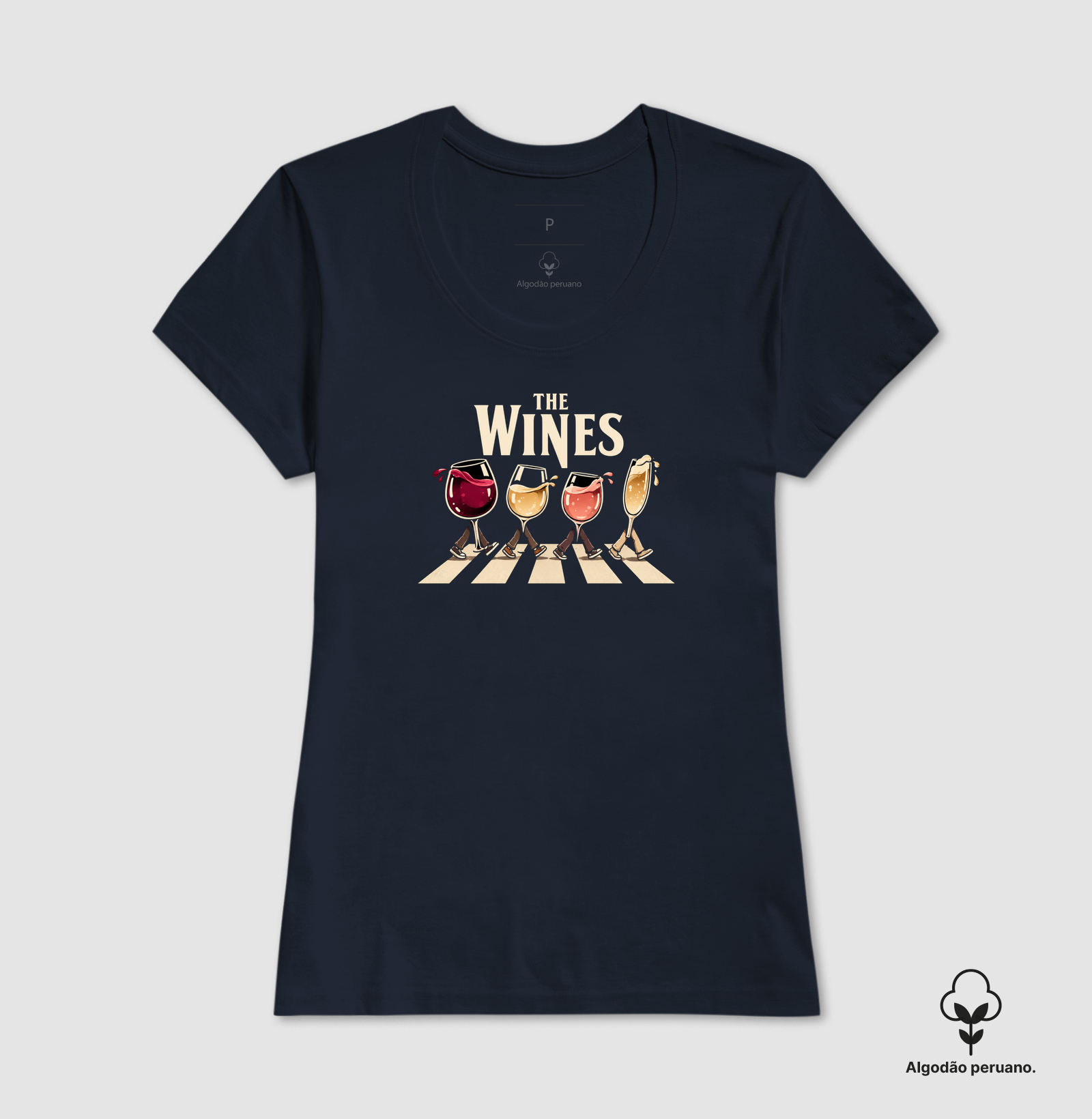 Camiseta The Wines – Taças de Vinho na Faixa de Pedestres - Imagem 5