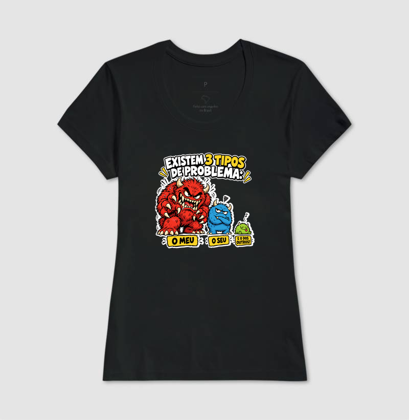 Camiseta Problemas em Algodão - Imagem 6