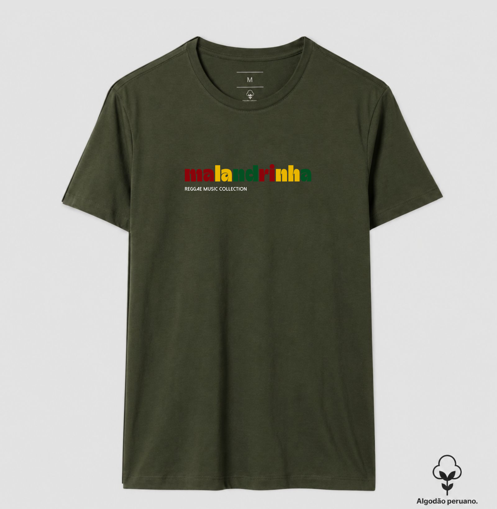 Camiseta Malandrinha. Coleção Reggae.  Masculino e feminino. Algodão Peruano. - Imagem 7