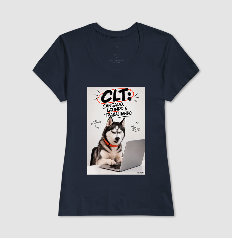 🐺💻 CLT — Cansado, Latindo e Trabalhando! 🐾😂 Husky - Imagem 7