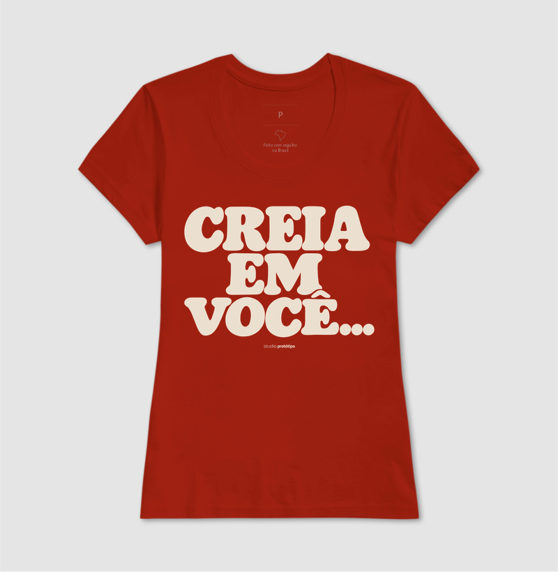 Camiseta Creia em Você (estampa G) - Imagem 11