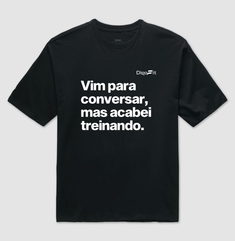 OVERSIZED ACADEMIA VIM PARA CONVERSAR - Imagem 2