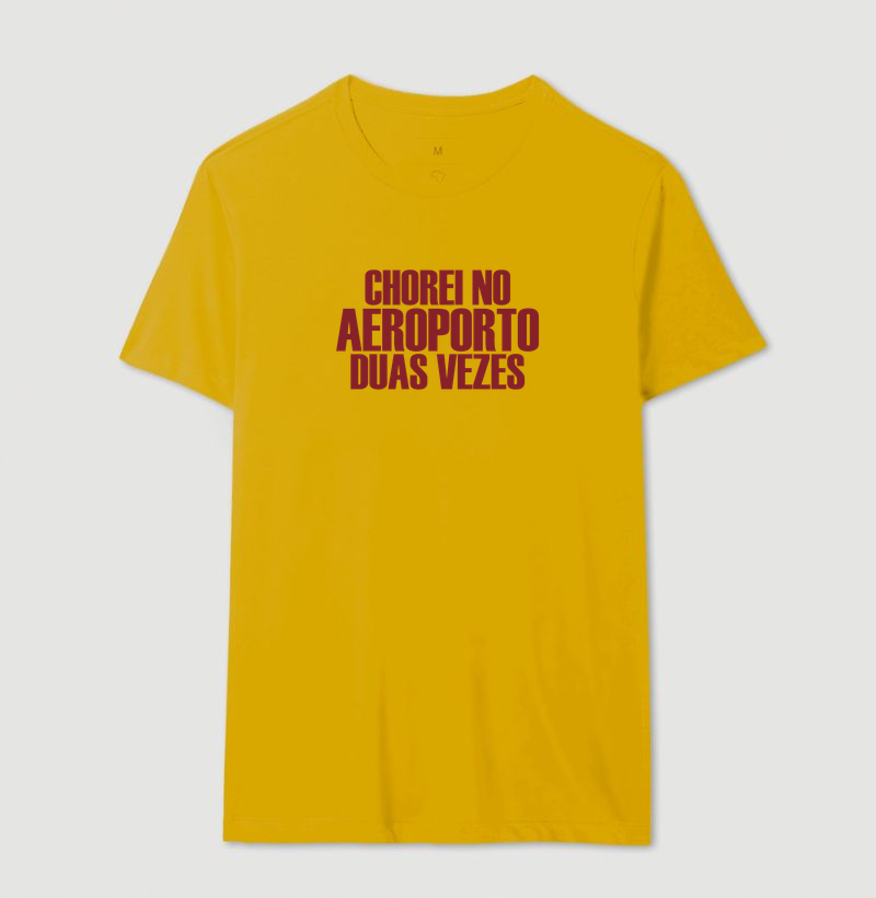 Camiseta Chorei no Aeroporto Duas Vezes - Imagem 14