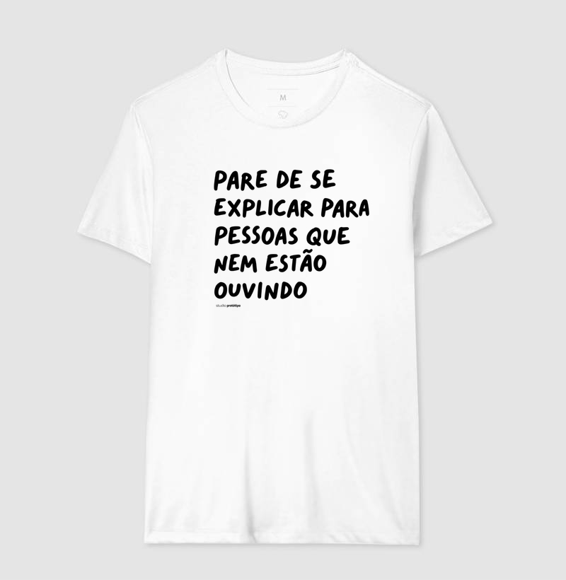 Camiseta Pare de Se Explicar - Imagem 4