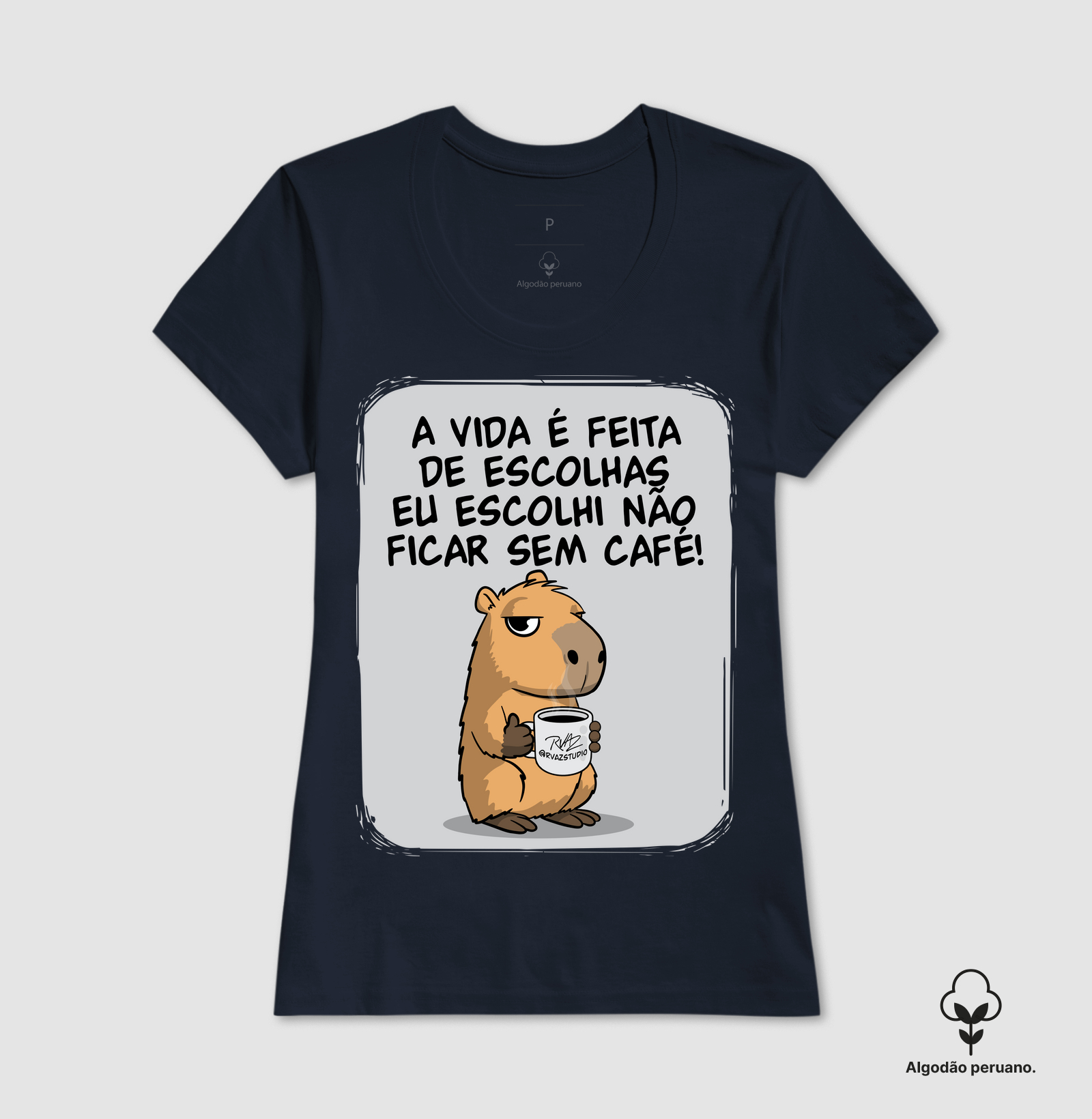 Camiseta Capivara Café - Imagem 4