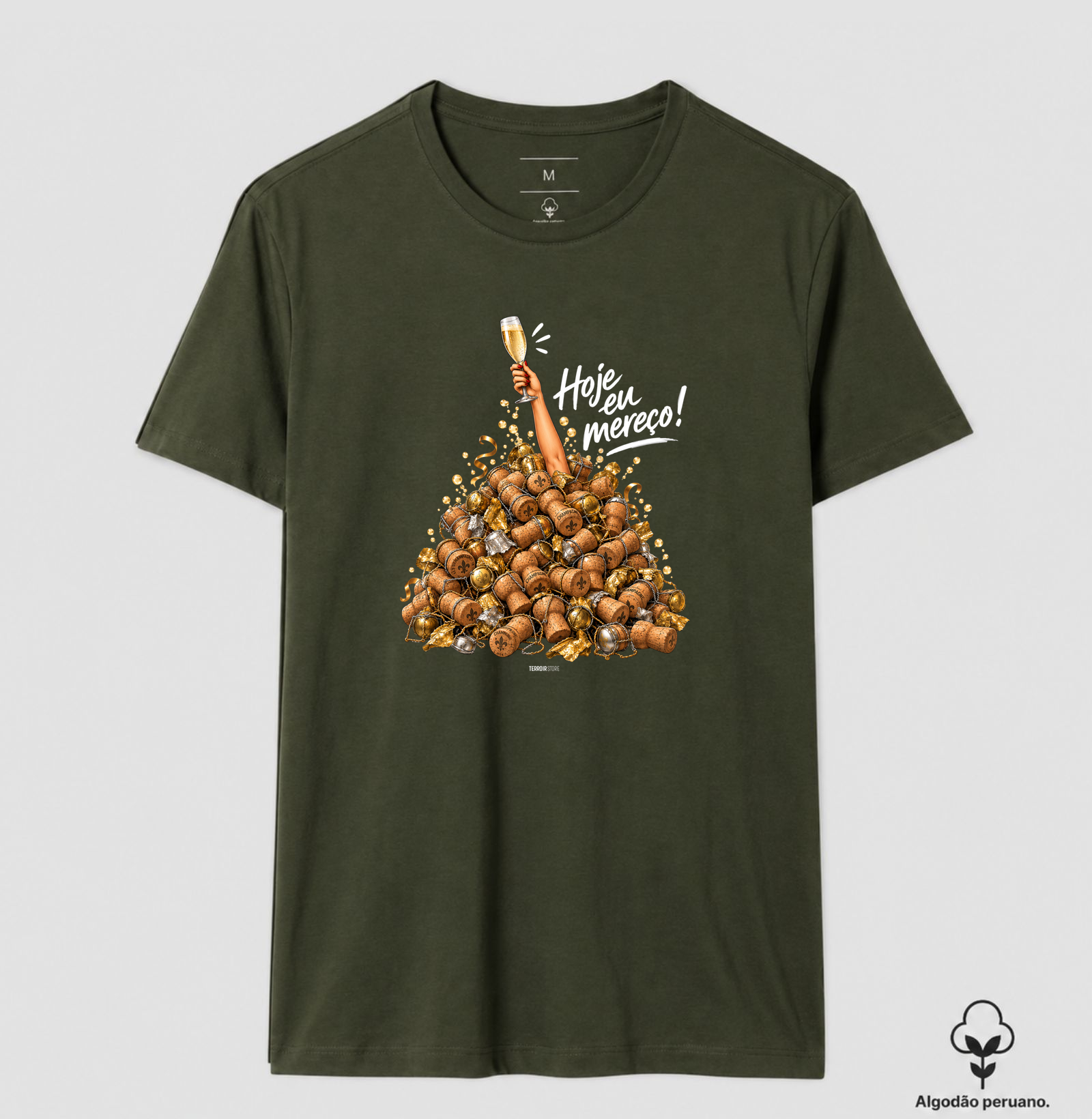 Camiseta “Hoje Eu Mereço” – Champagne Lifestyle - Imagem 7