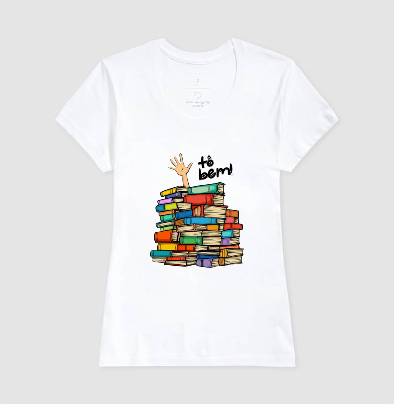 Camiseta Unissex Algodão Tô Bem - Imagem 5