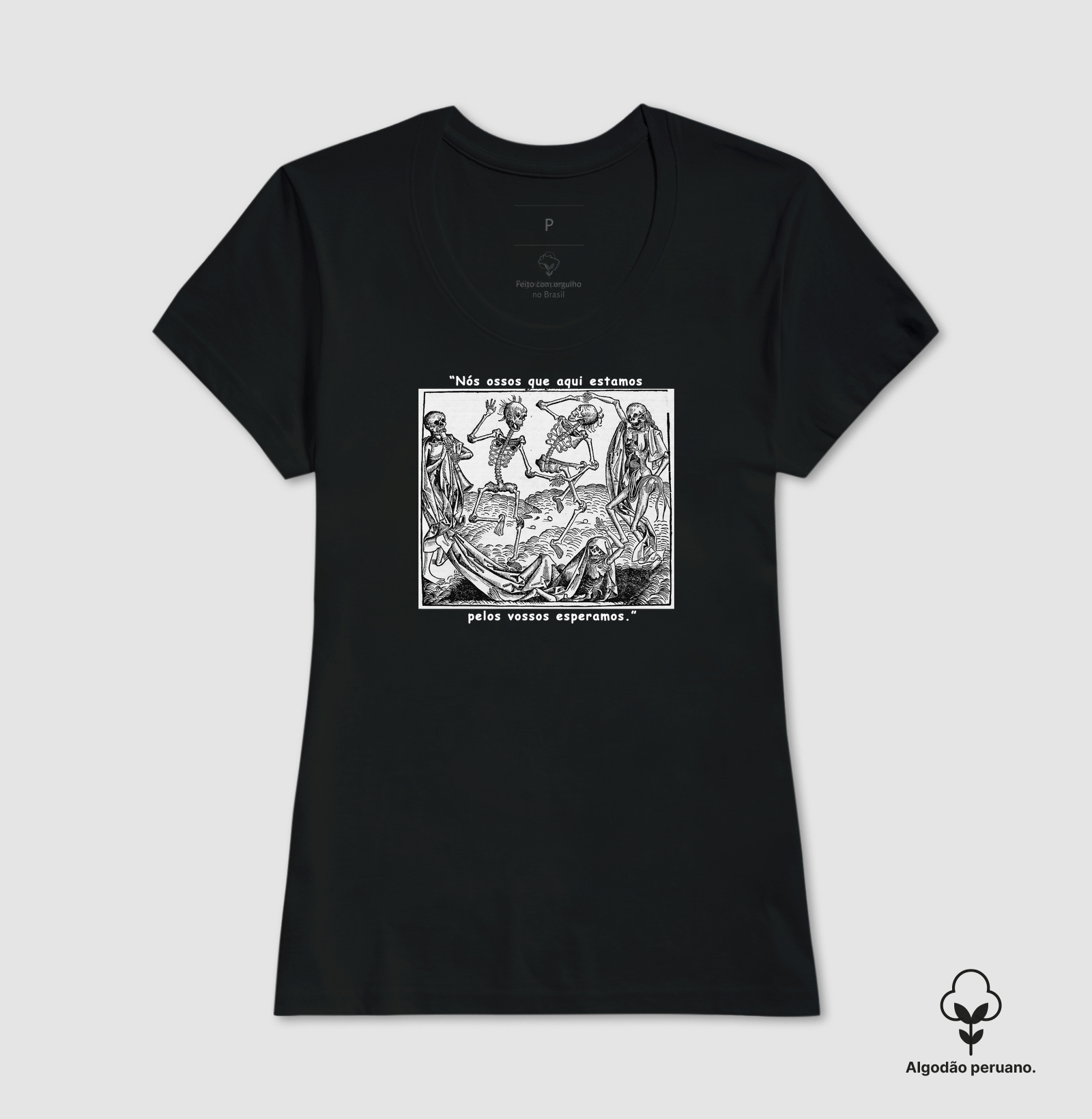 Camiseta Algodão Peruano Memento Mori II - Imagem 13